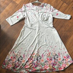 Floral Print Women's Dress